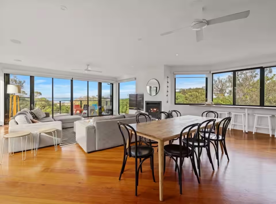 Main living and dining area